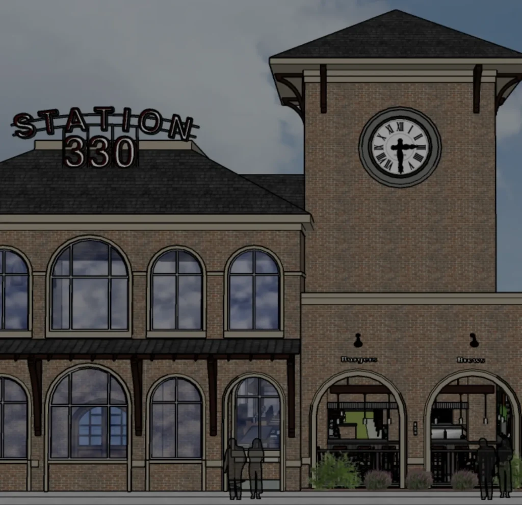 Station 330 restaurant exterior in Burleson, Texas